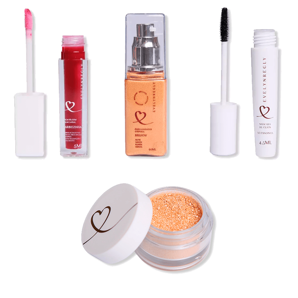 Kit Balm Bloom 5ml + Máscara de Cílios Xô Pandinha 4,5g