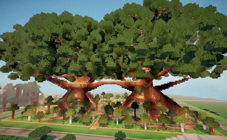 Tree House Schematic Minecraft Blueprints AlfinTech Computer