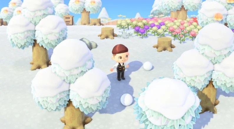 How to Make a Snowball in Animal Crossing AlfinTech Computer