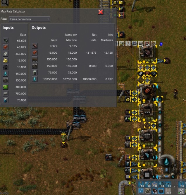 Factorio Mod Max Rate Calculator AlfinTech Computer