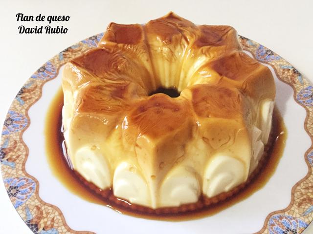 flan de queso: sin huevo y sin horno