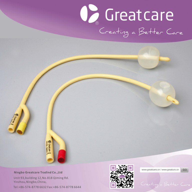 2Way Foley Balloon Catheter(standard / rubber valve) Import Export