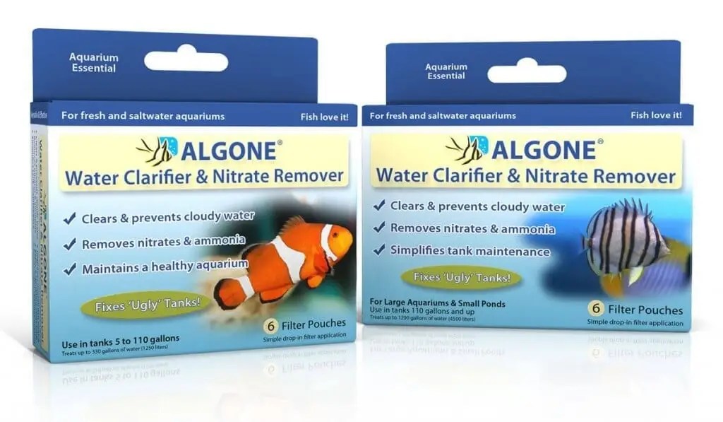 Clear cloudy aquarium water & remove aquarium nitrate