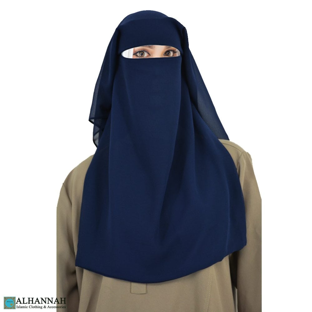 Triple Layer Traditional Saudi Niqab | Without String NI157