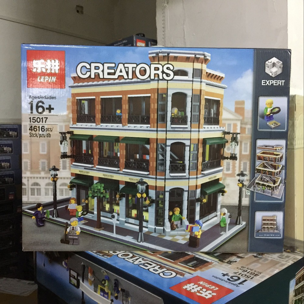 Modular Building Barnes & Noble / Starbucks Store (Lepin 15017) AliBricks