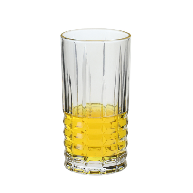 Whiskey Glasses HighBall Tumbler Old fashion glasses Crystal Ribbed