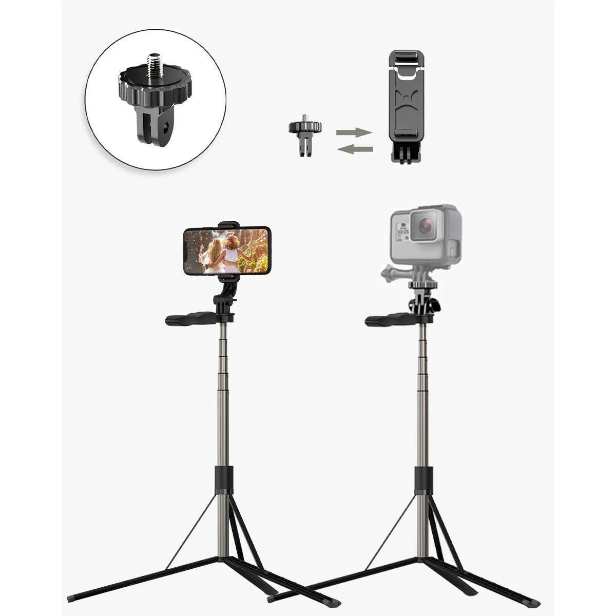 Bluetooth Wireless Selfie Stick For smartphones Cameras