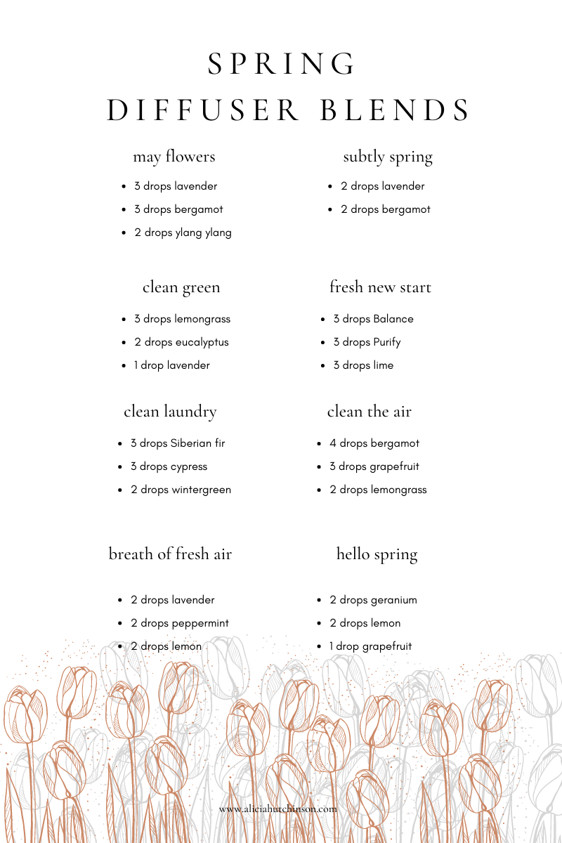 Spring Diffuser Blends
