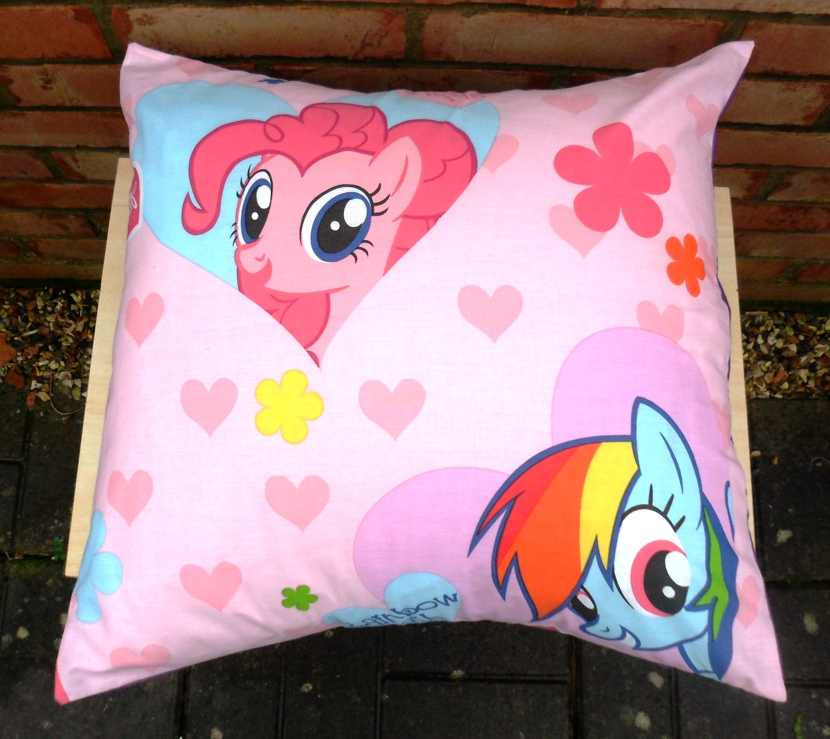 My Little Pony Rainbow Dash & Pinkie Pie Friendship is Magic Brony Cushion handmade by Alien