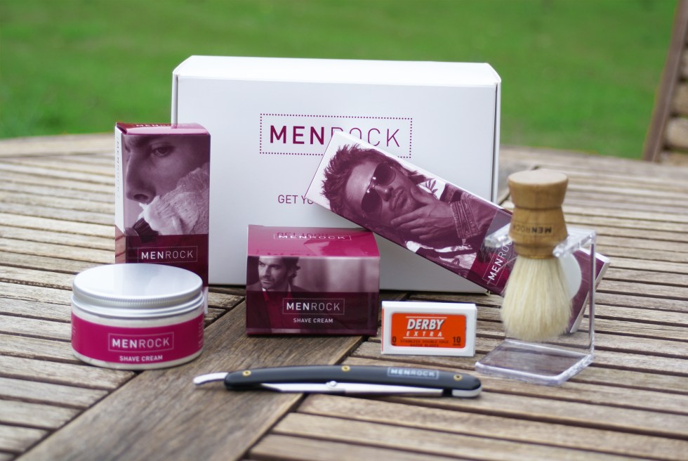 men rock shave kit