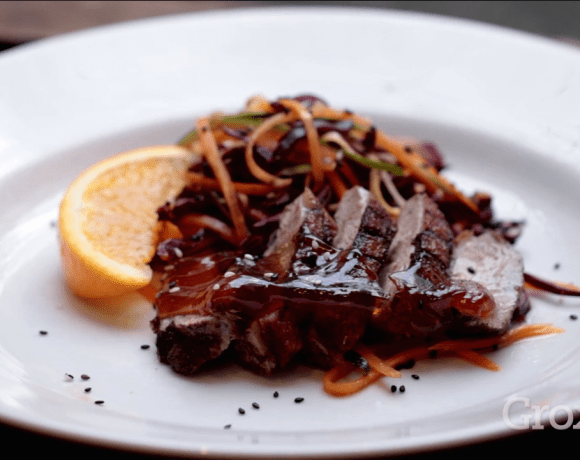 Spiced Duck with Asian Slaw