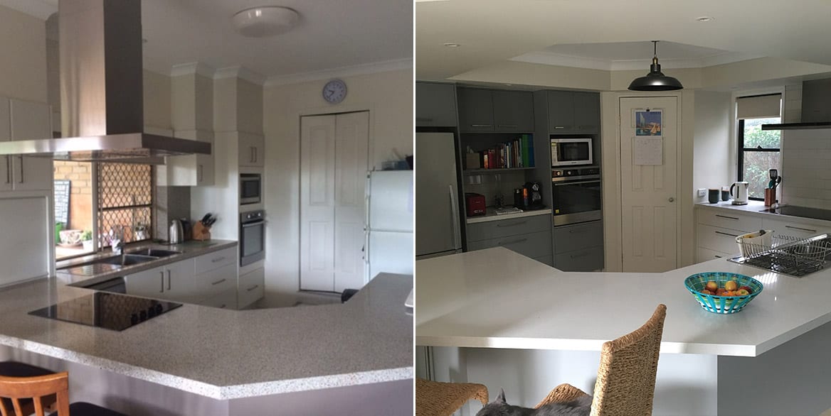 Kitchen Benchtops Brisbane & Ispwish Laminate & Stone Align Kitchens