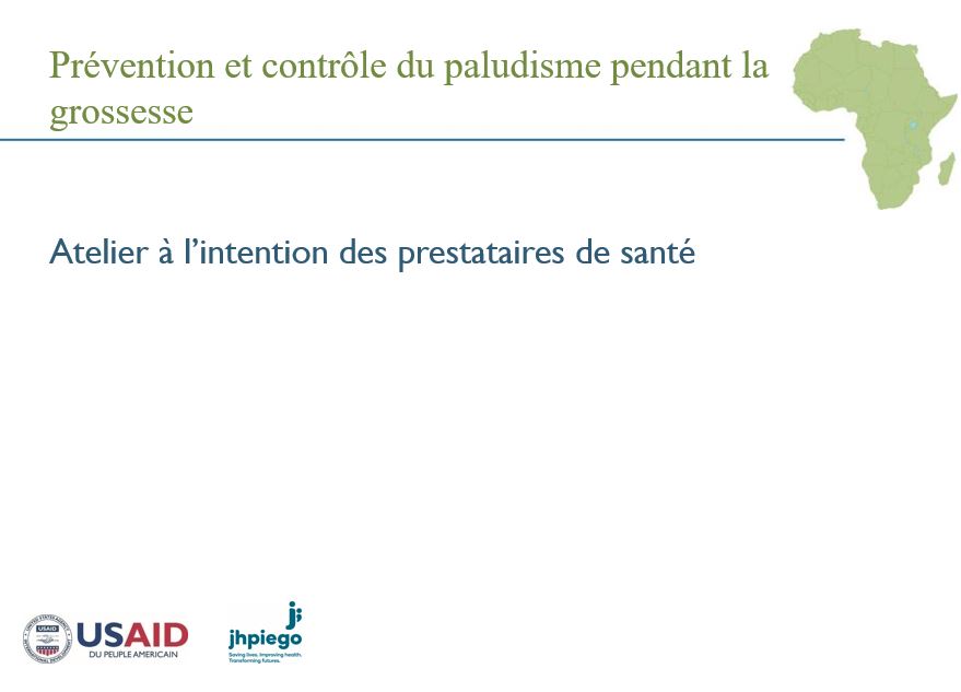 Prevention and Control of Malaria in Pregnancy A for Health