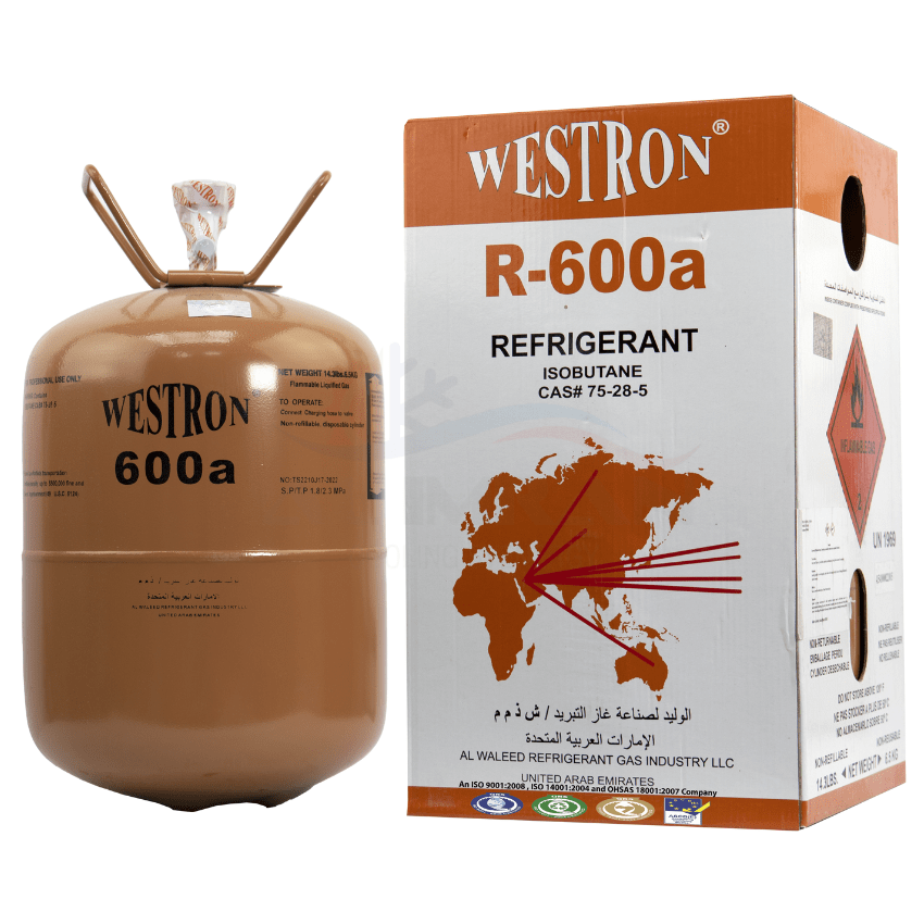 R600A Refrigerant Gas WESTRON HVACR Wholesale Dealer & Supplier UAE