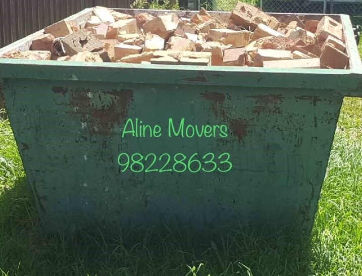 How to pack your skin bins to utilise all space Aline Movers Skip Bins