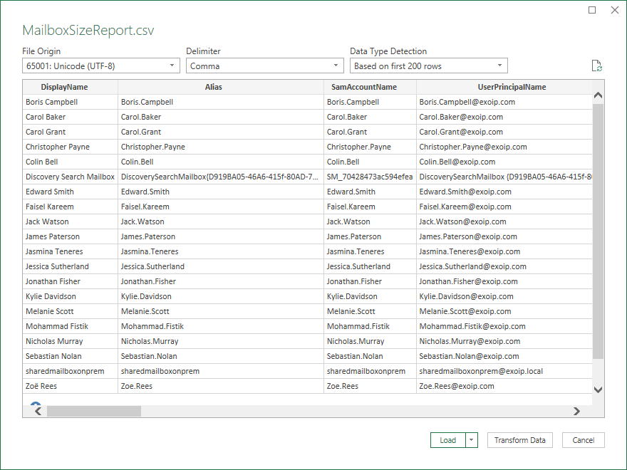 Get mailbox size of all users in Exchange with PowerShell ALI TAJRAN