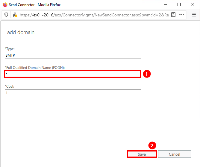 Create send connector Exchange 2016 ALI TAJRAN