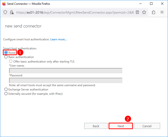 Create send connector in Exchange ALI TAJRAN