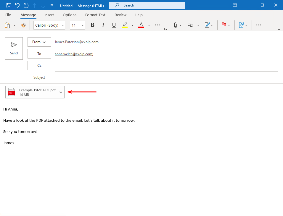 Attachment size limit in Exchange Server ALI TAJRAN