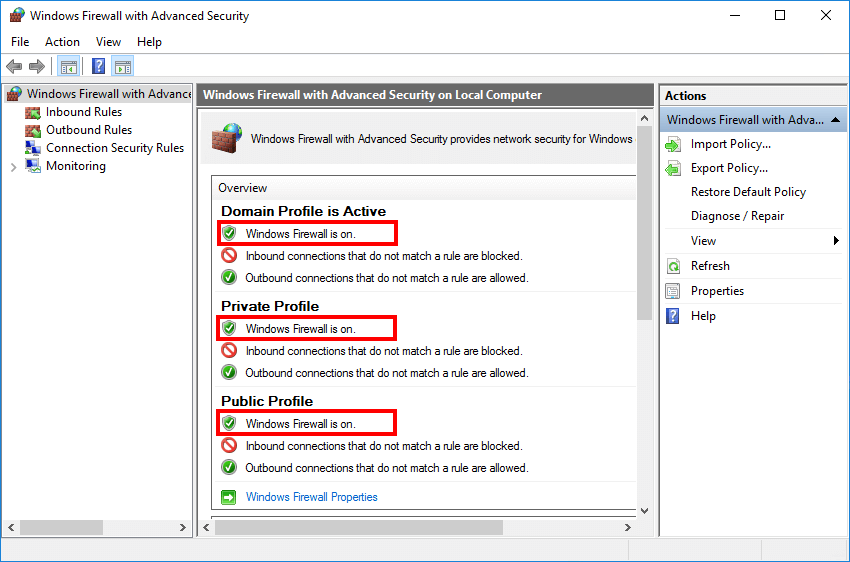 Enable Windows Firewall with PowerShell ALI TAJRAN