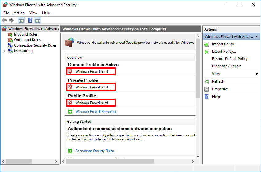 Enable Windows Firewall with PowerShell ALI TAJRAN