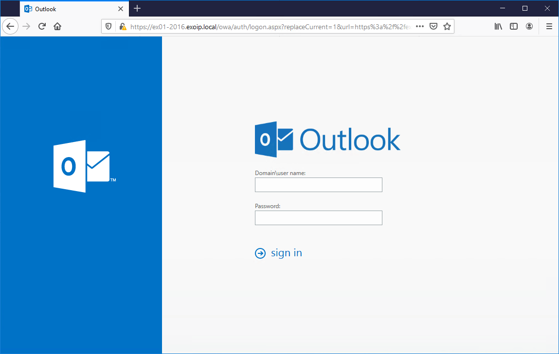 Exchange 2016 OWA your connection is not secure ALI TAJRAN