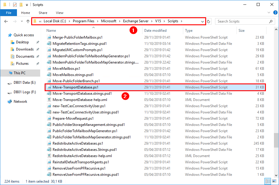 Move mail queue to another location in Exchange Server ALI TAJRAN