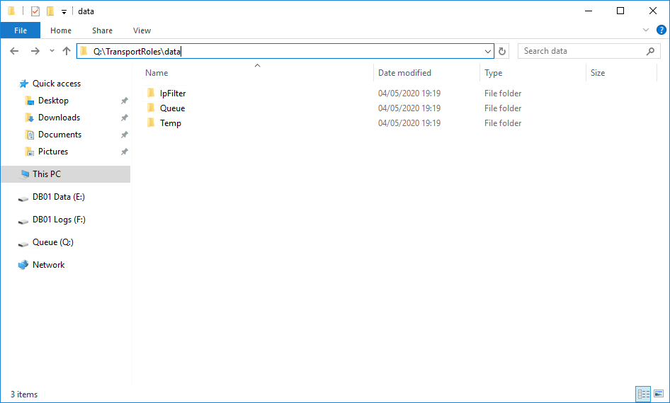 Move mail queue to another location in Exchange Server ALI TAJRAN