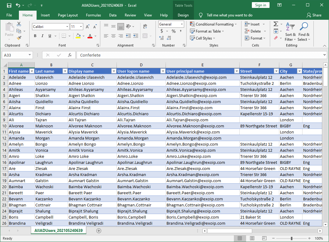Export AD users to CSV with PowerShell ALI TAJRAN