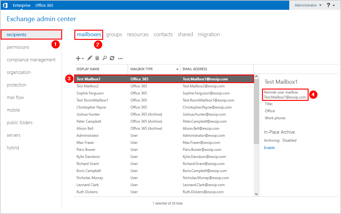 Convert user mailbox to shared mailbox in Exchange Hybrid ALI TAJRAN