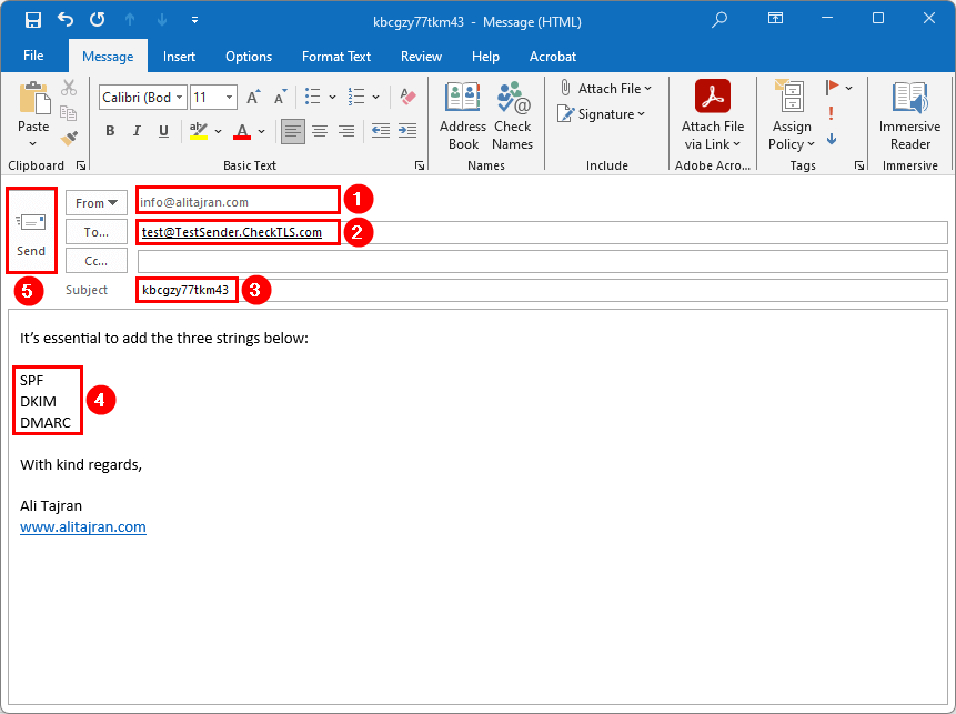 How to check SPF/DKIM/DMARC are correctly set ALI TAJRAN
