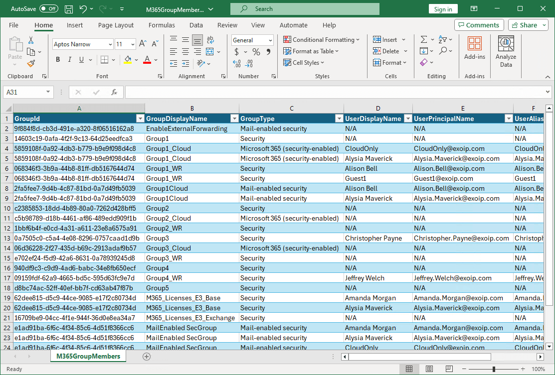 Export Microsoft 365 group members to CSV with PowerShell ALI TAJRAN