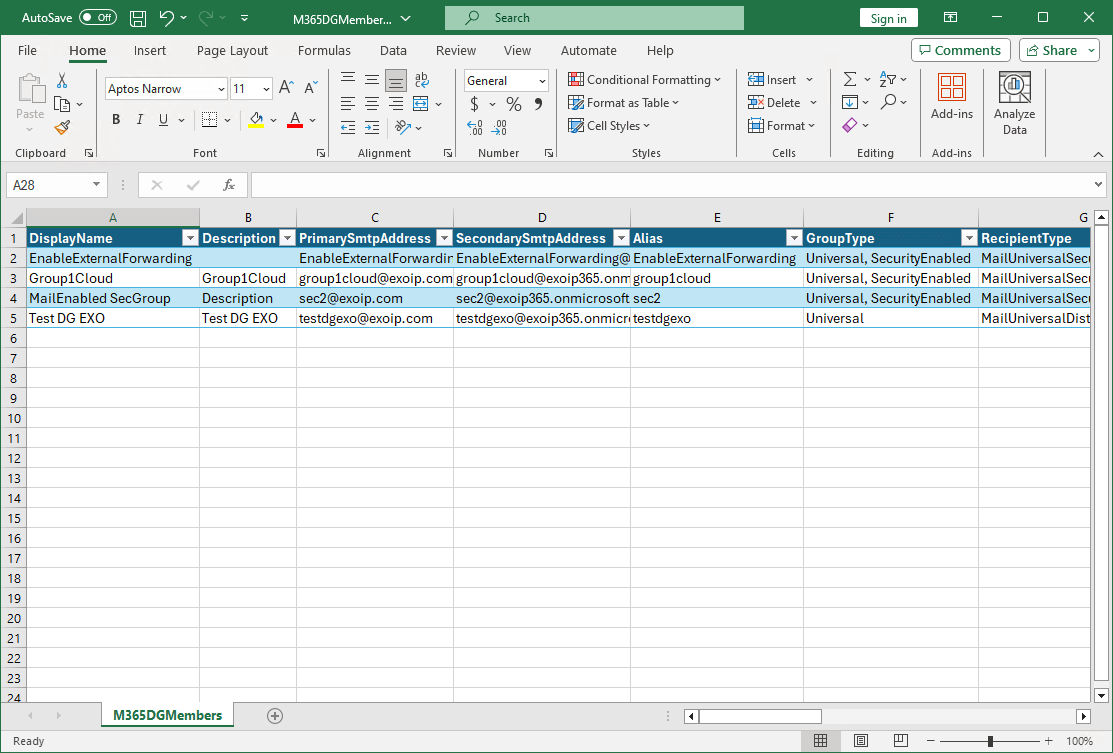 Export Microsoft 365 distribution group members to CSV with PowerShell