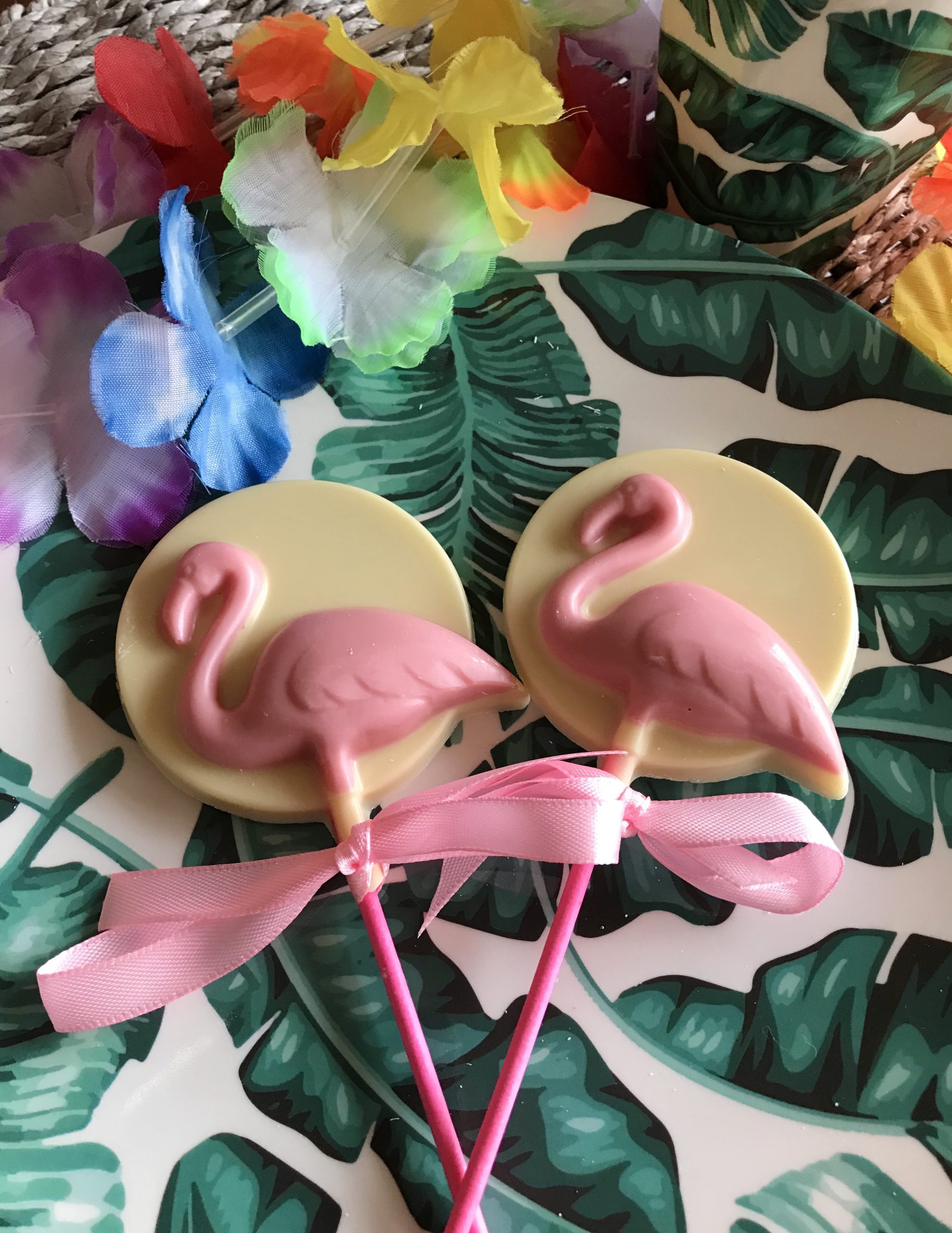 Flamingo Chocolate Lollipop A Little Gift of Love