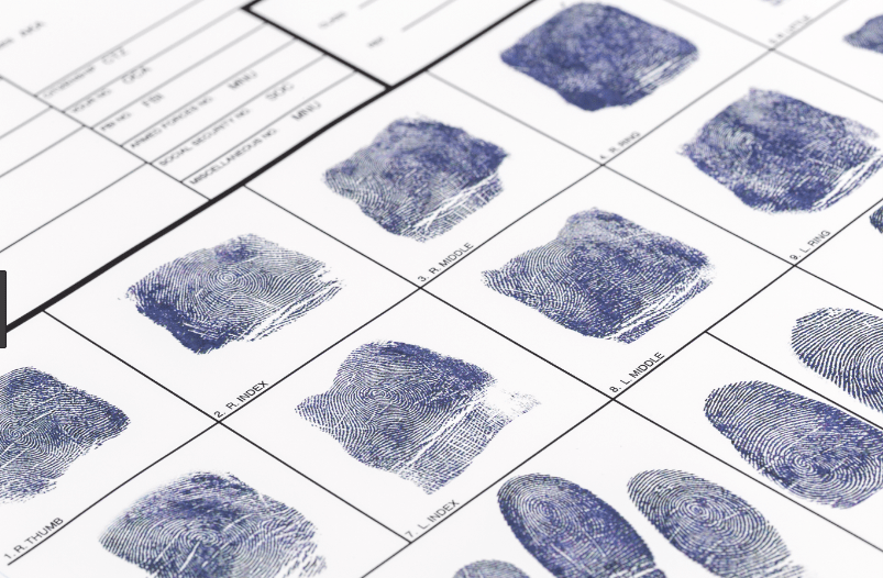 FBI FD258 Ink Fingerprint Applicants