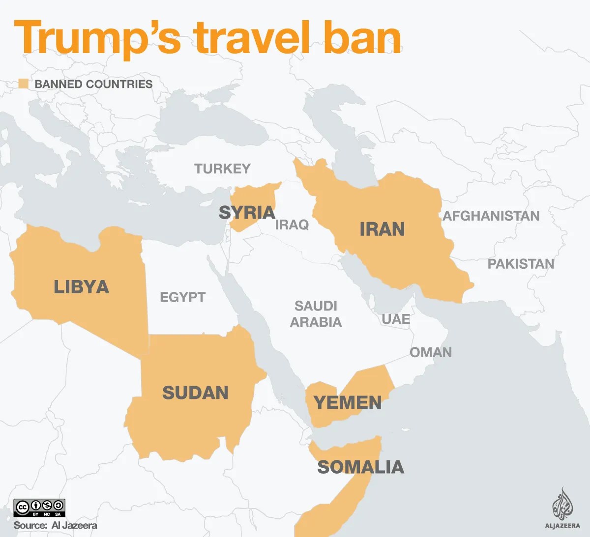 Muslim Ban Countries 2023 List Trump's New Travel Ban Slammed By Rights Groups | Muslim Ban News | Al Jazeera