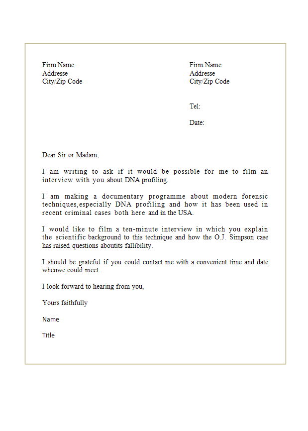 Official Letter Format | gplusnick (619 x 866 Pixel)