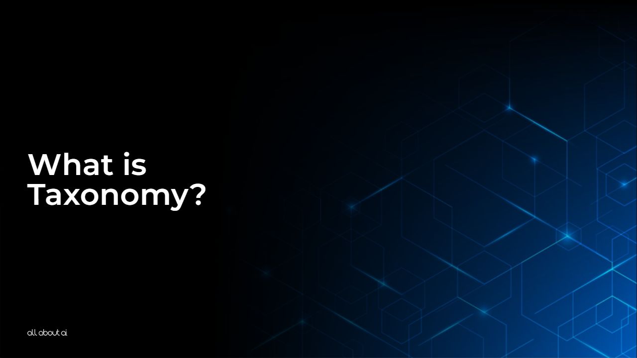 What is Taxonomy? All About AI
