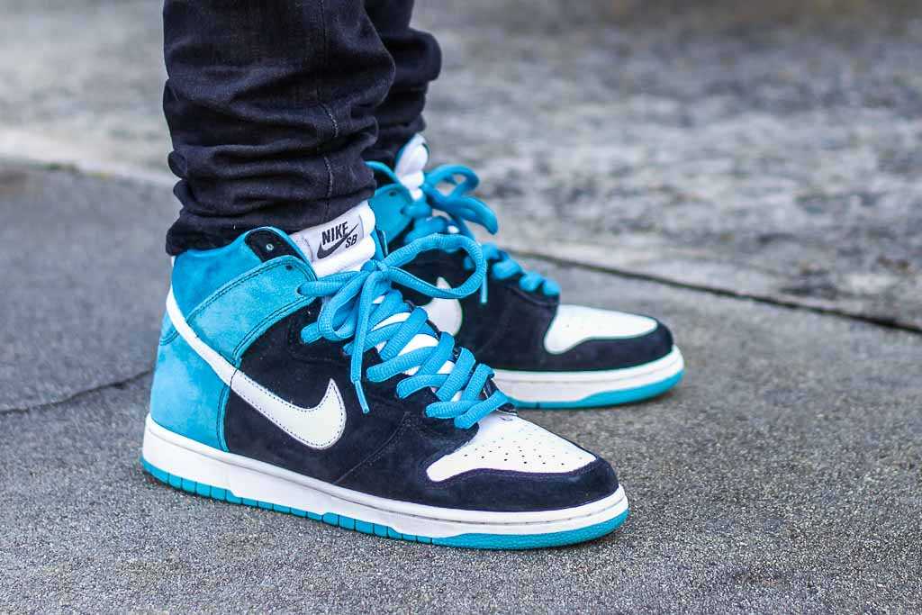 جمع تشخيص ألغيت nike sb dunk high fit