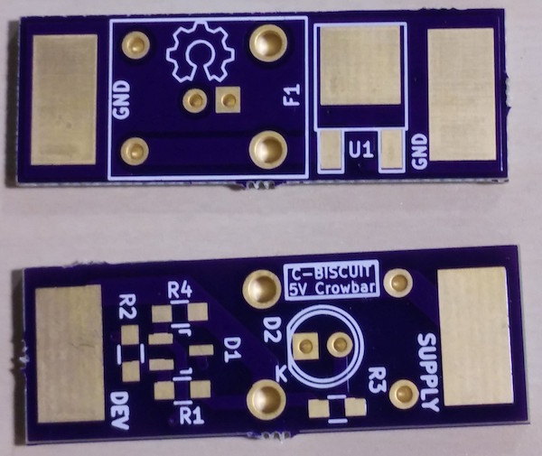 CBISCUIT Power Assembly and Testing of Regulator and Crowbar Circuits
