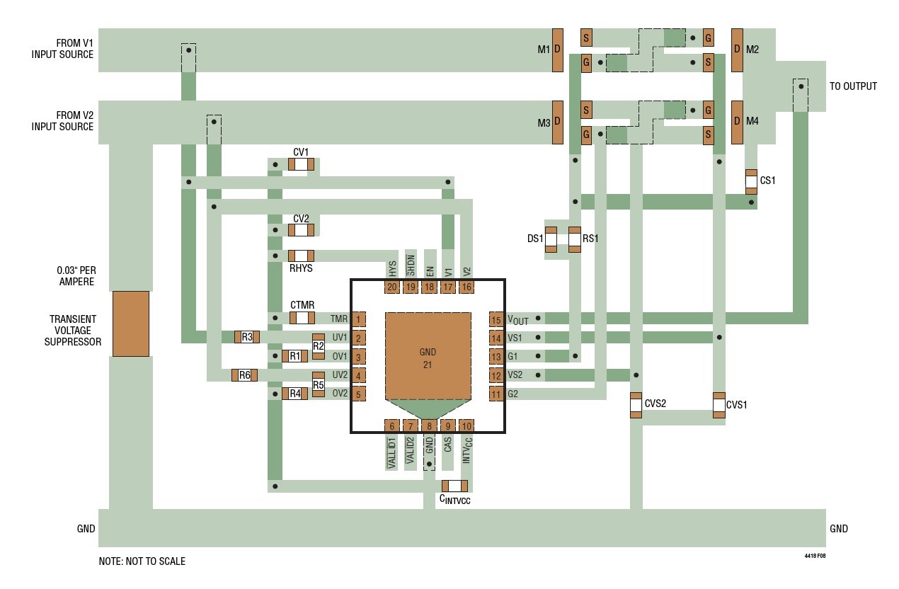 Automatically Connect One of Two Power Supplies A Dual Channel