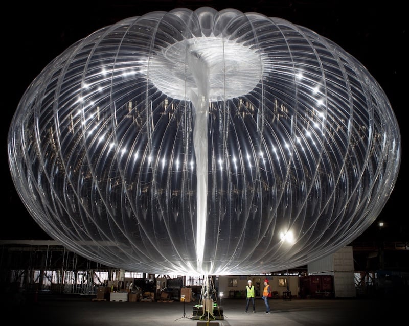 from SolarPowered Balloons? Loon Brings Mesh Connectivity from 12 Miles Up News