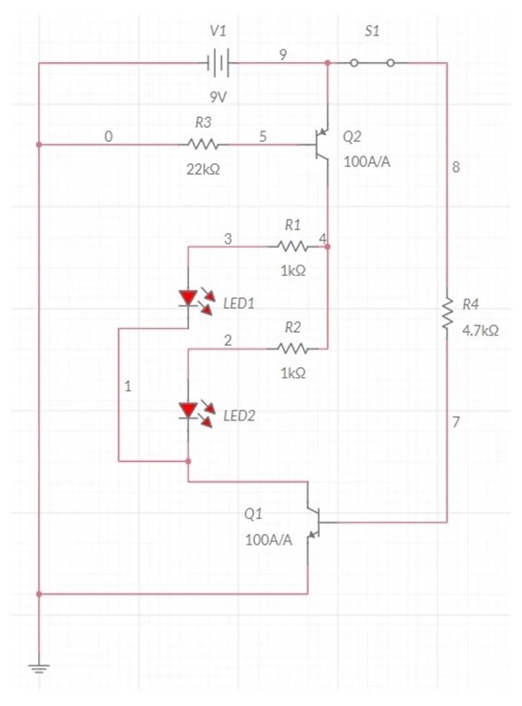 Transistor Controlled Switching of an LED Display A Radio Shack