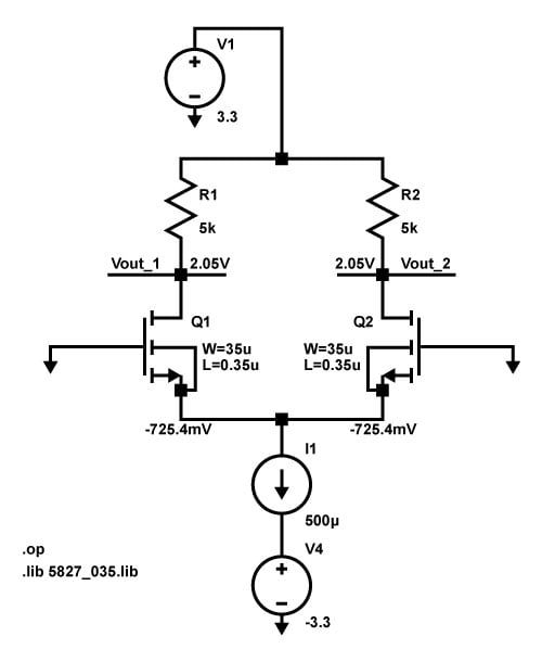 The Basic MOSFET Differential Pair Technical Articles