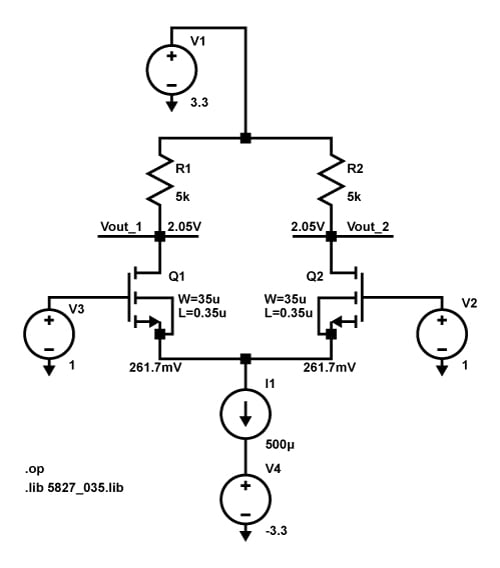 The Basic MOSFET Differential Pair Technical Articles