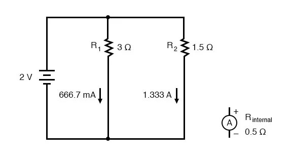 Parallel Circuit Diagram With Ammeter And Voltmeter Diagram Media