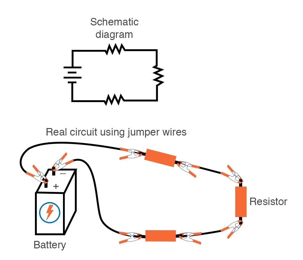 Building Simple Resistor Circuits Series And Parallel Electronics Textbook