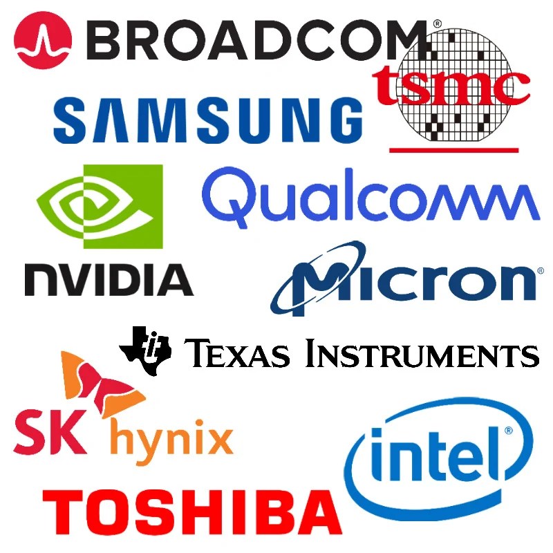 Semiconductor Manufacturer Logos
