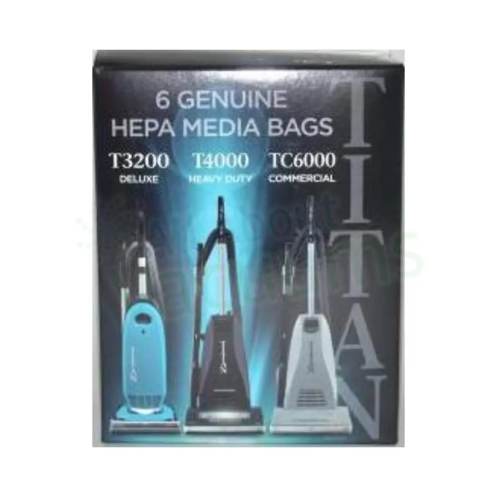 Titan HEPA Media Vacuum Cleaner Cloth Bags 6 pack All About Vacuums