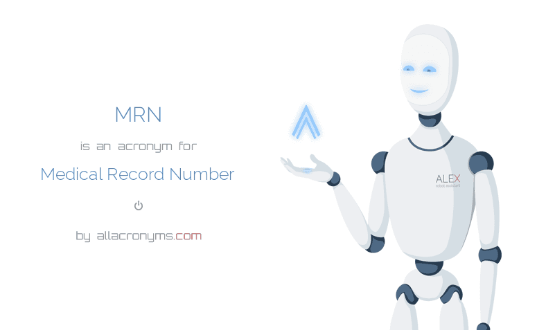 MRN Medical Record Number